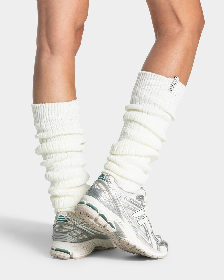 Knit Stulpen "Off White"