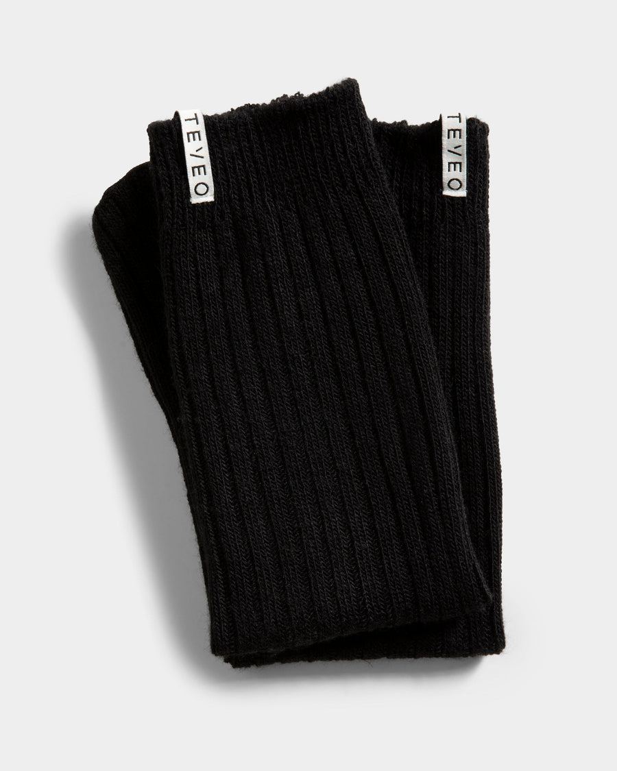 Knit Stulpen "Schwarz"