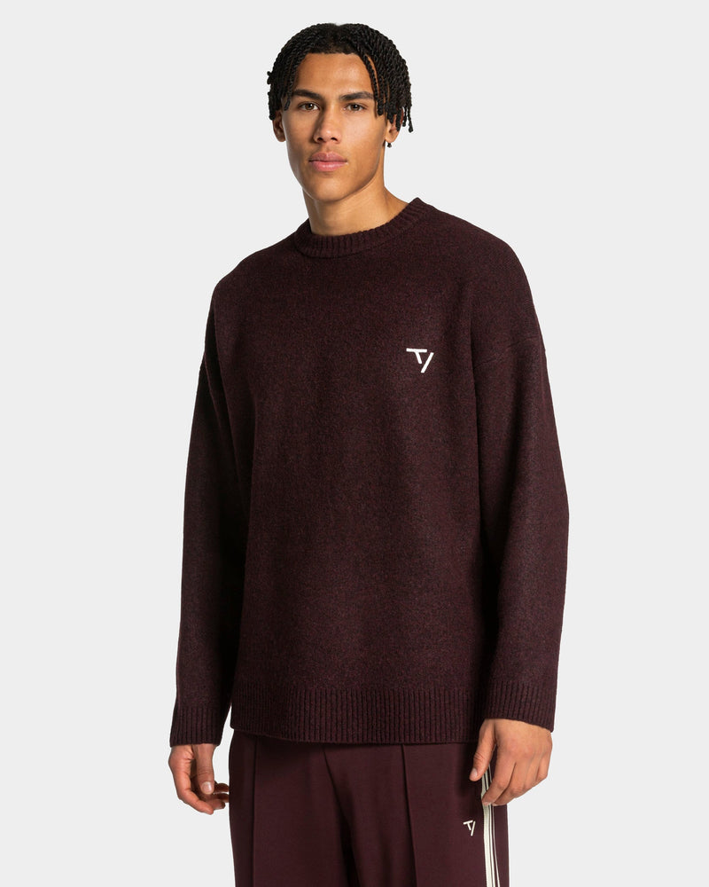 Knit Sweater "Merlot"