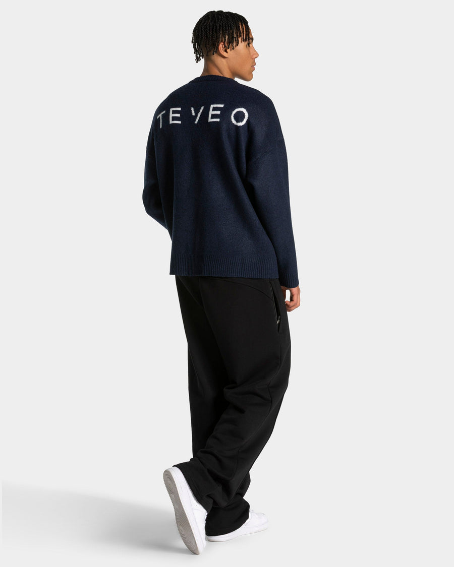 Knit Sweater "Midnight Meliert"