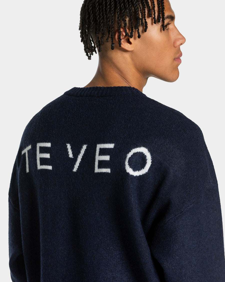 Knit Sweater "Midnight Meliert"