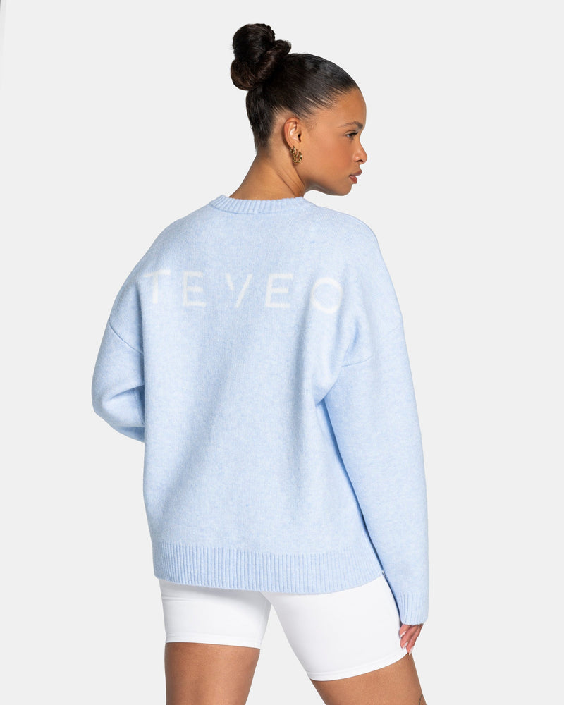 Knit Sweater "Babyblau"