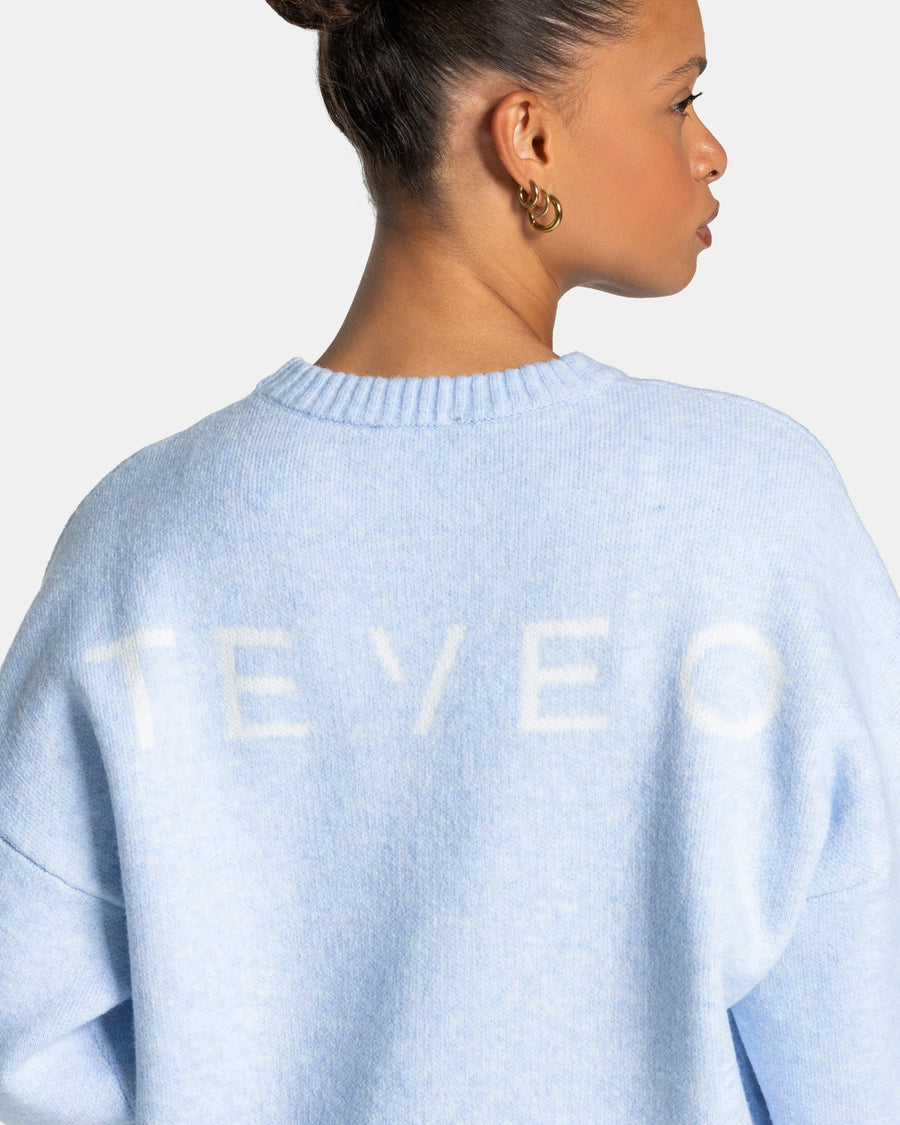 Knit Sweater "Babyblau"
