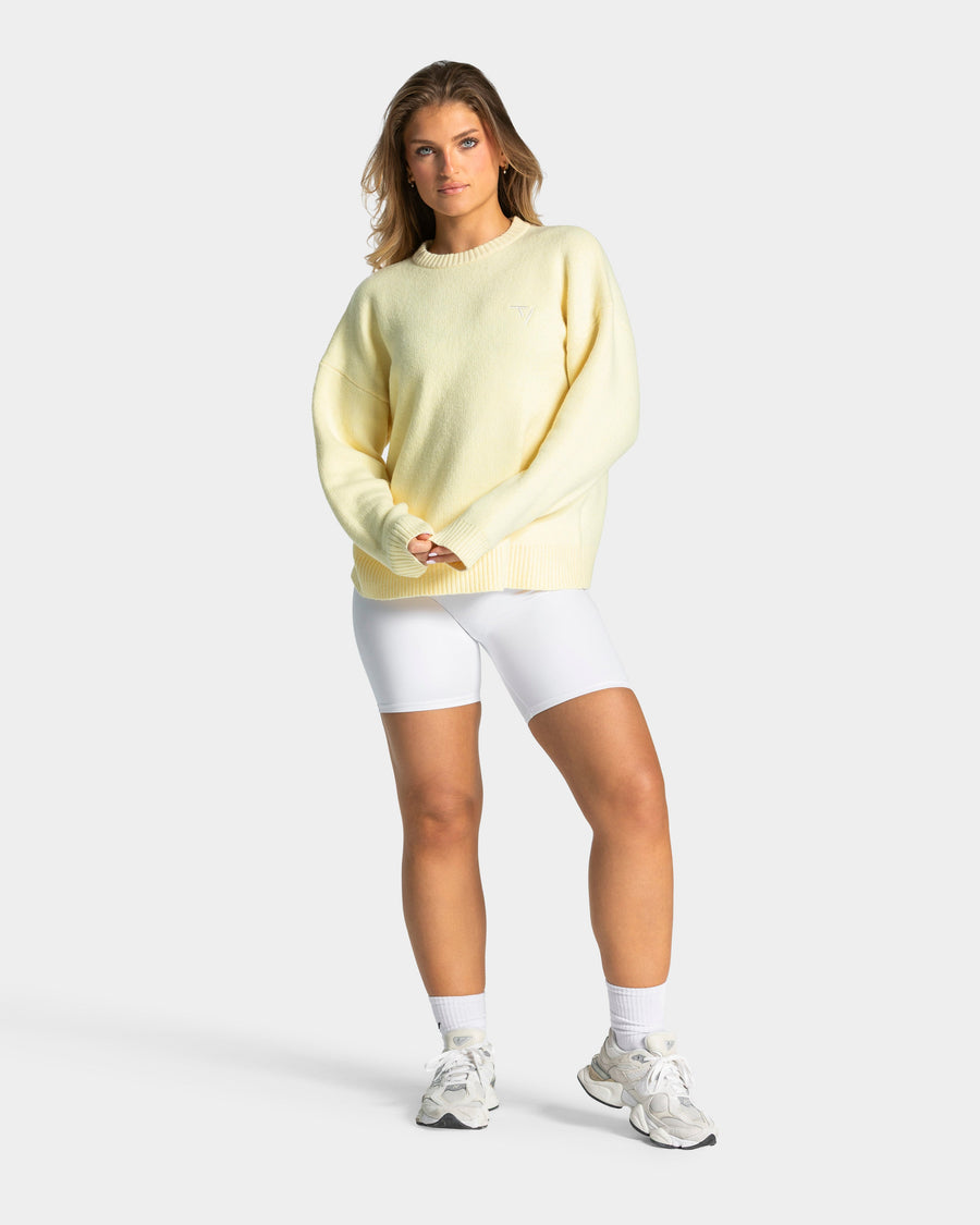 Knit Sweater "Butter Yellow"