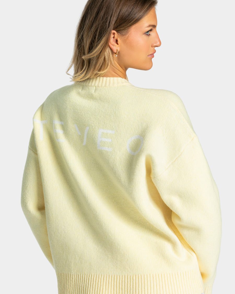 Knit Sweater "Butter Yellow"
