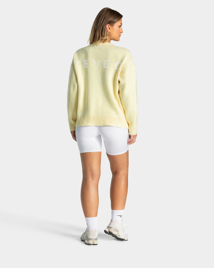 Knit Sweater "Butter Yellow"