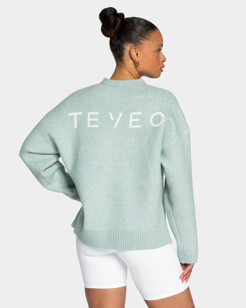 Knit Sweater "Pistachio"