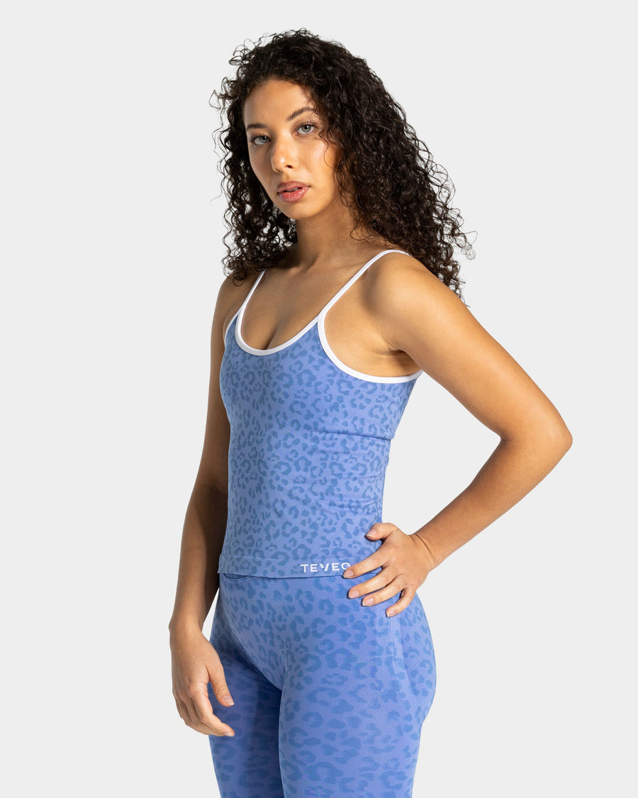 Contrastline Cami Top "Leo Azure"