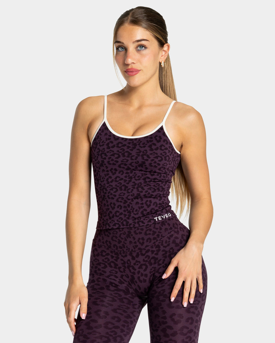 Contrastline Cami Top "Leo Blackberry"