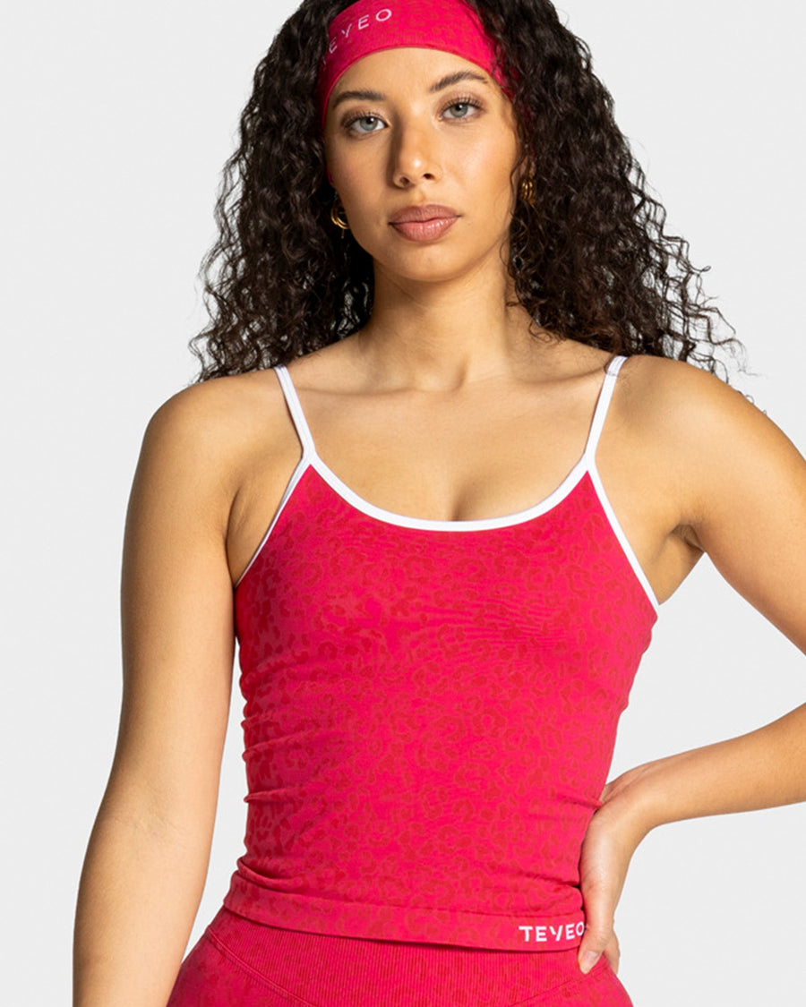 Contrastline Cami Top "Leo Berry"
