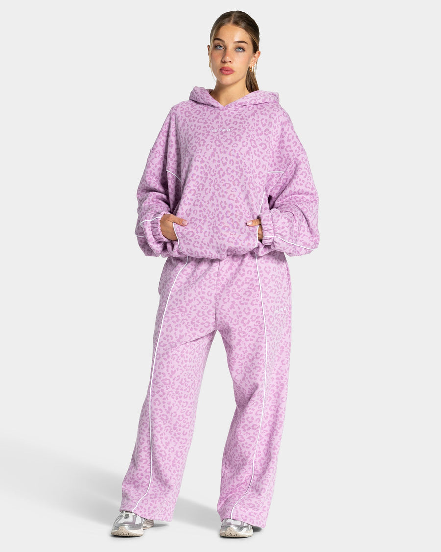 Contrastline Wide Leg Jogger "Leo Orchid"