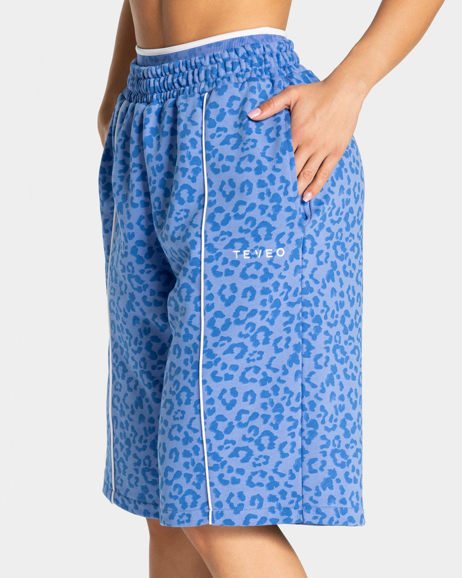 Contrastline Oversized Jorts "Leo Azure"