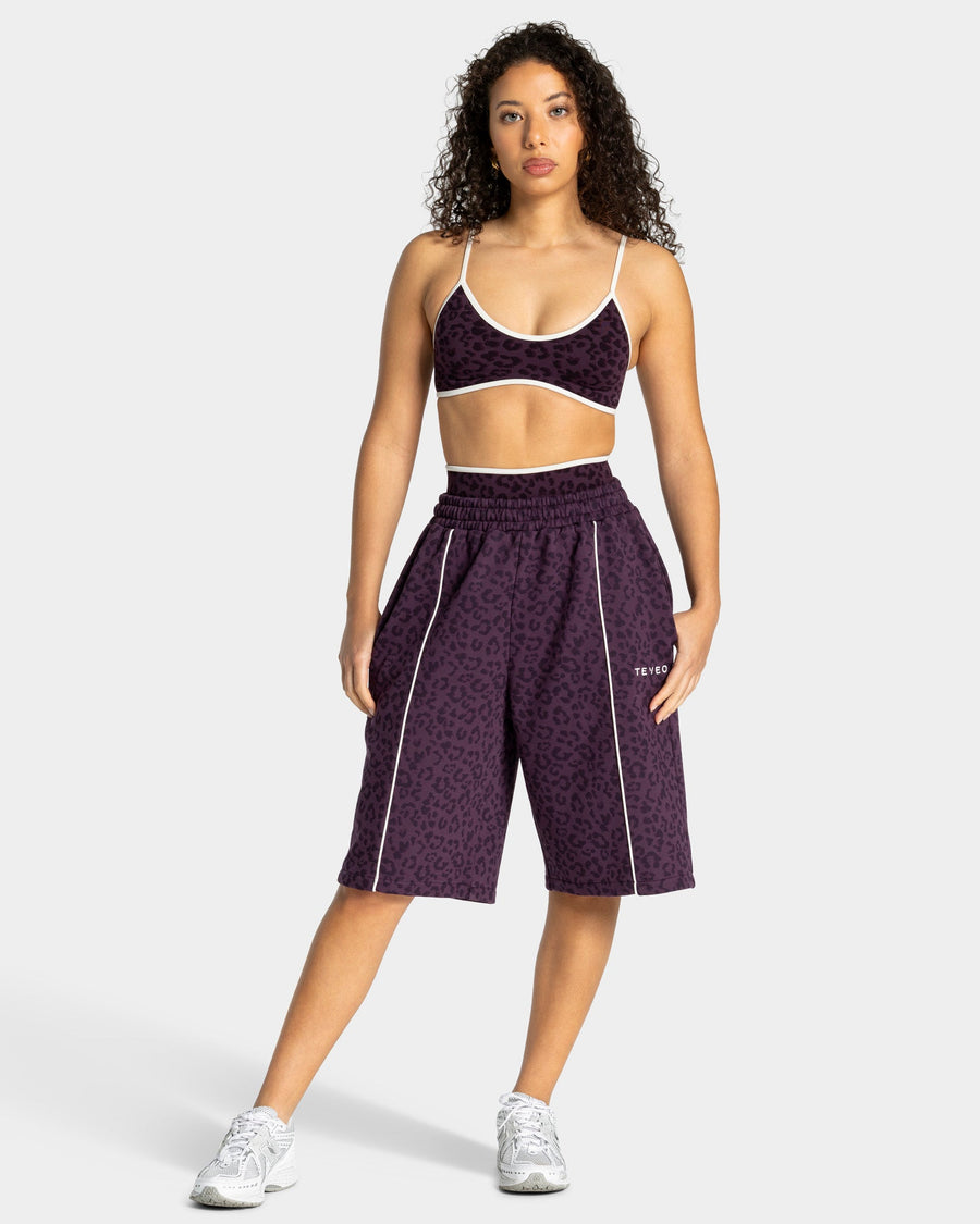 Contrastline Oversized Jorts "Leo Blackberry"