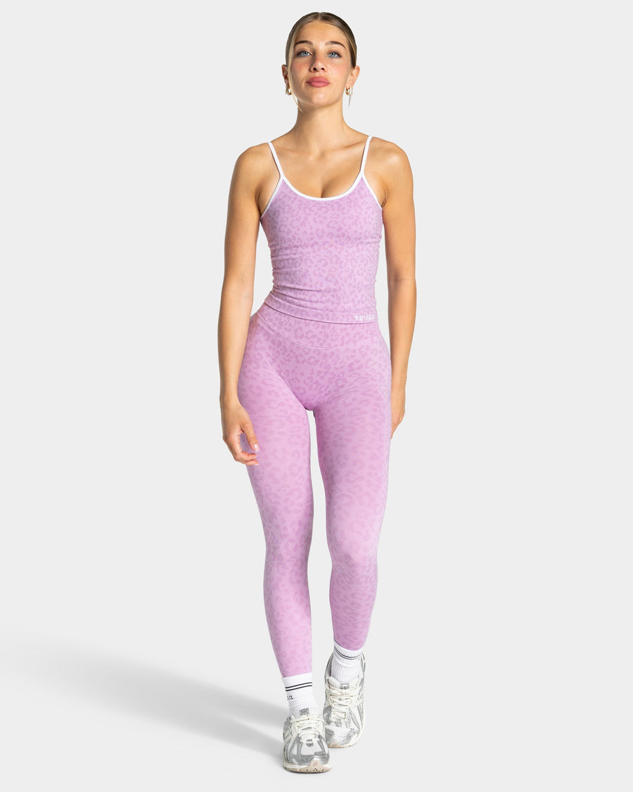 Contrastline Leggings "Leo Orchid"