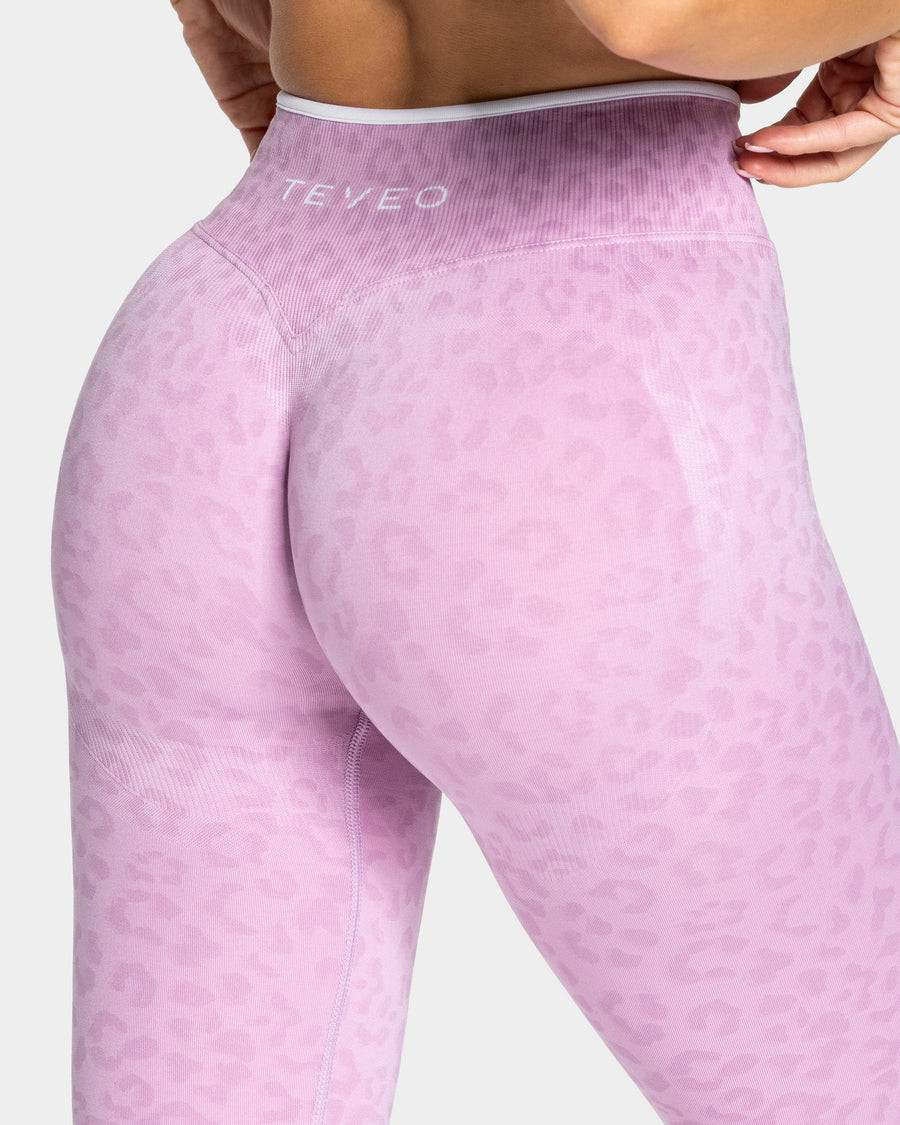 Contrastline Leggings "Leo Orchid"