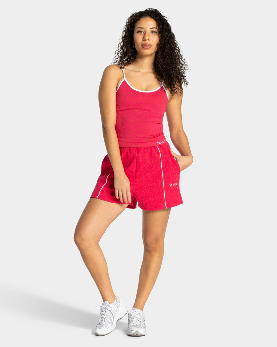 Contrastline Oversized Shorts "Leo Berry"