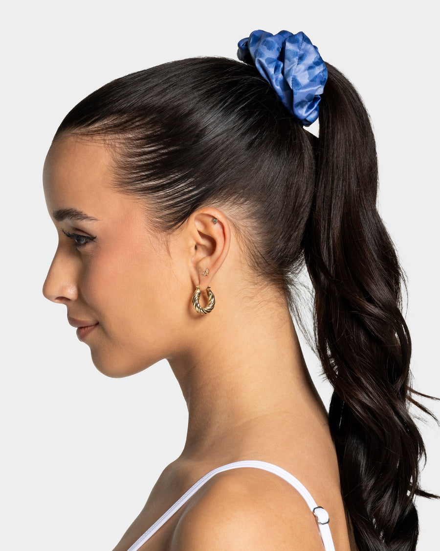 Contrastline Scrunchies (2er-Pack) "Leo - Azure"