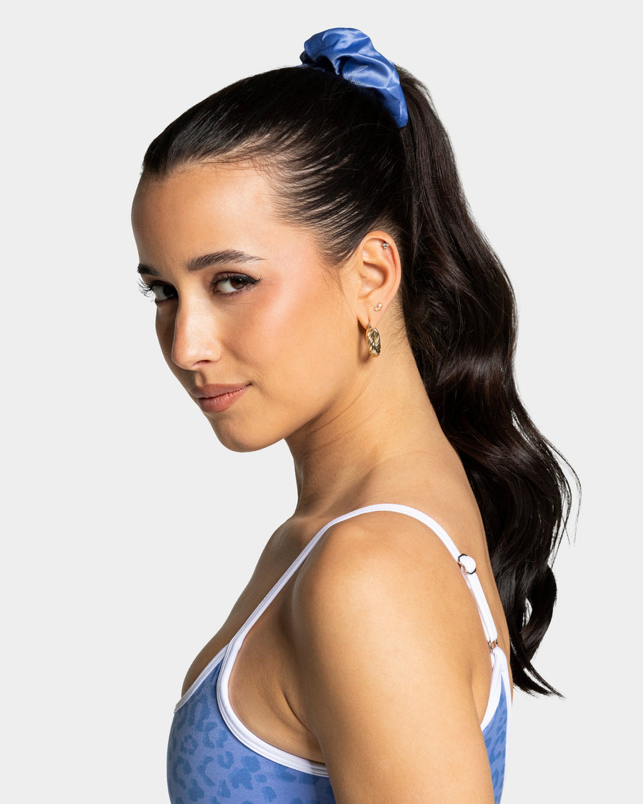 Contrastline Scrunchies (2er-Pack) "Leo - Azure"