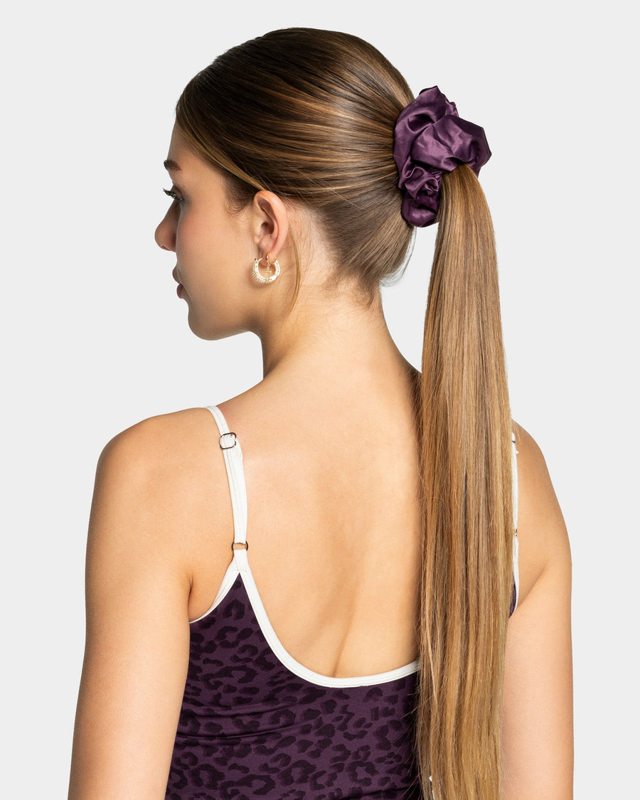 Contrastline Scrunchies (2er-Pack) "Leo - Blackberry"