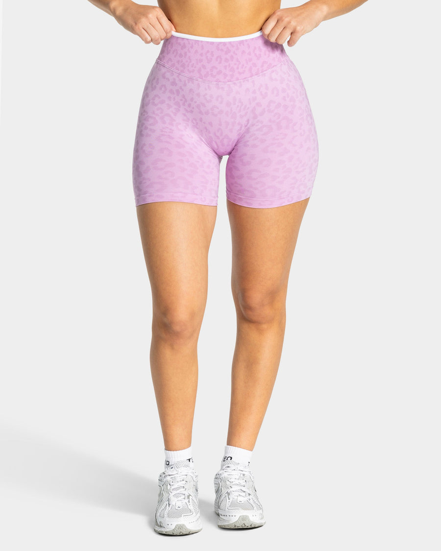 Contrastline Sculpt Scrunch Shorts "Leo Orchid"