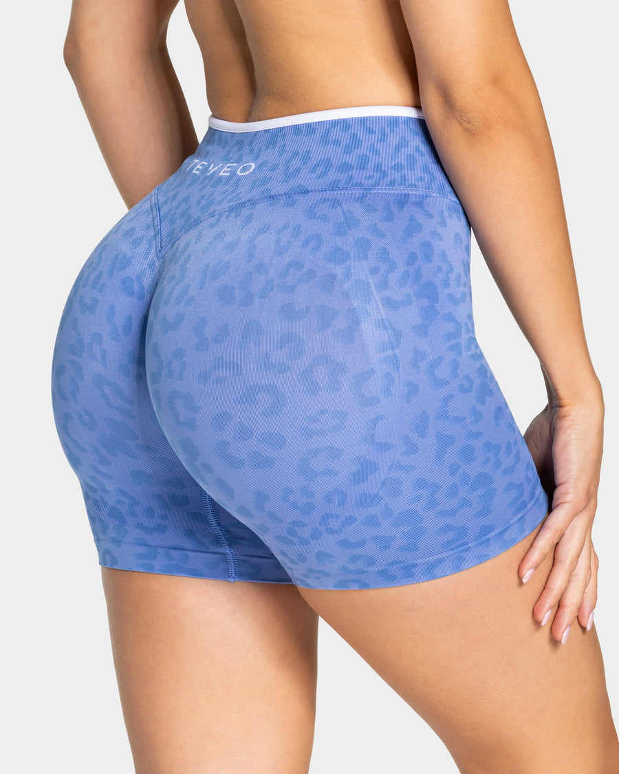 Contrastline Shorts "Leo Azure"