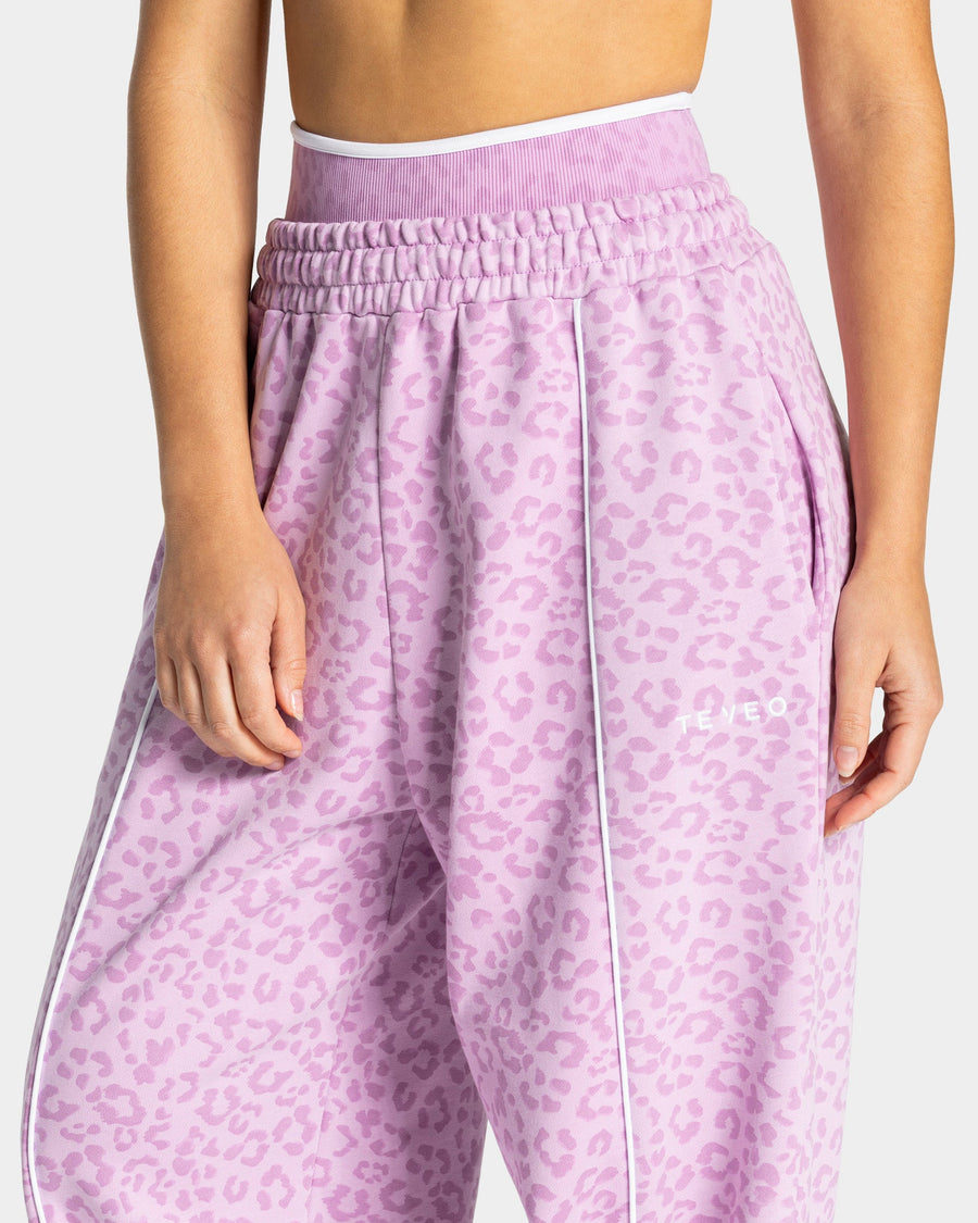 Contrastline Wide Leg Jogger "Leo Orchid"