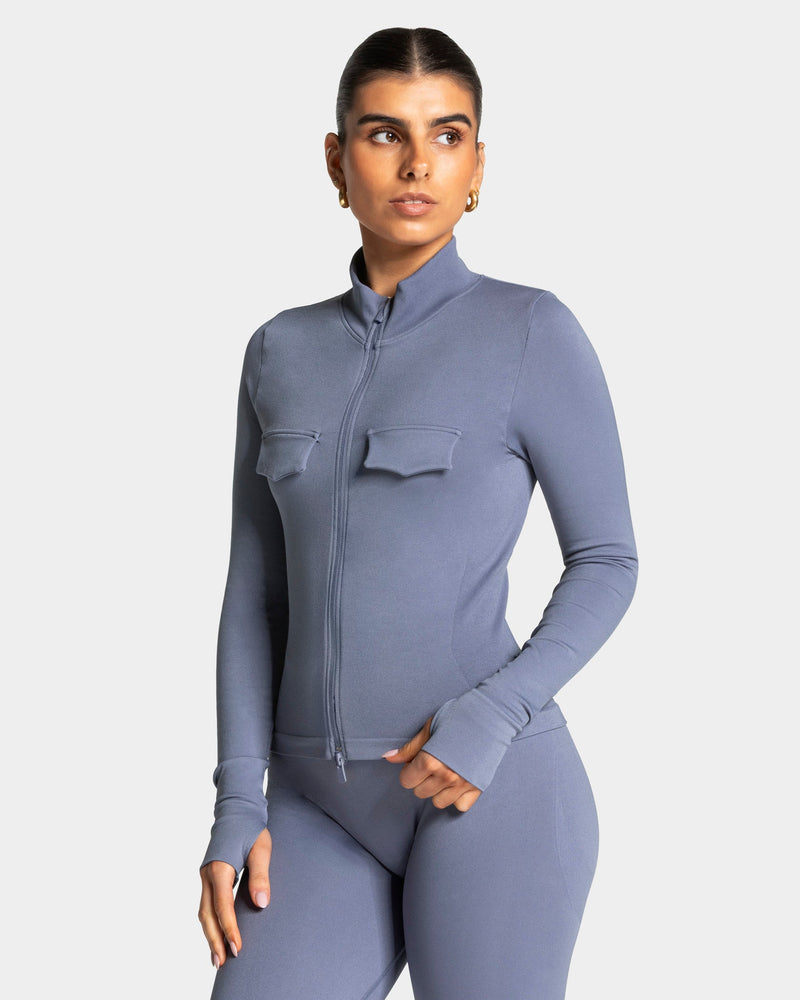 Lift Cargo Zip Jacke "Stahlblau"