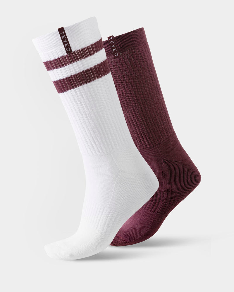 Lift Chunky Socken (2er-Pack) "Merlot"