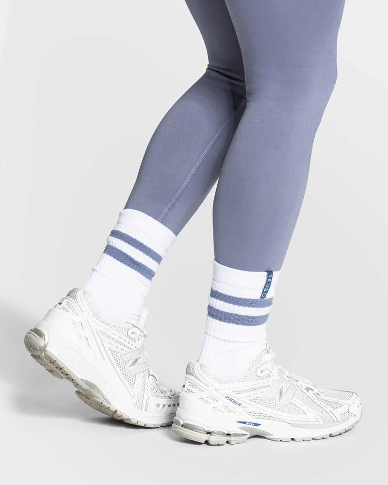 Lift Chunky Socken (2er-Pack) "Stahlblau"