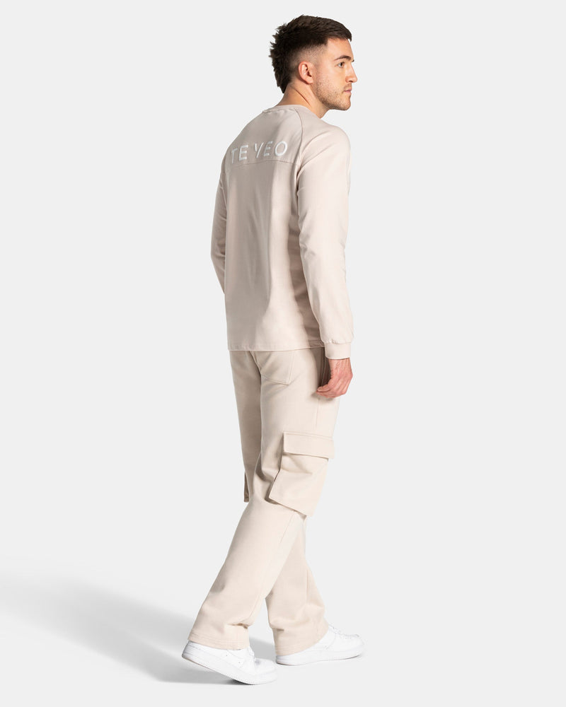 Lift Wide Leg Cargo Jogger "Cream"