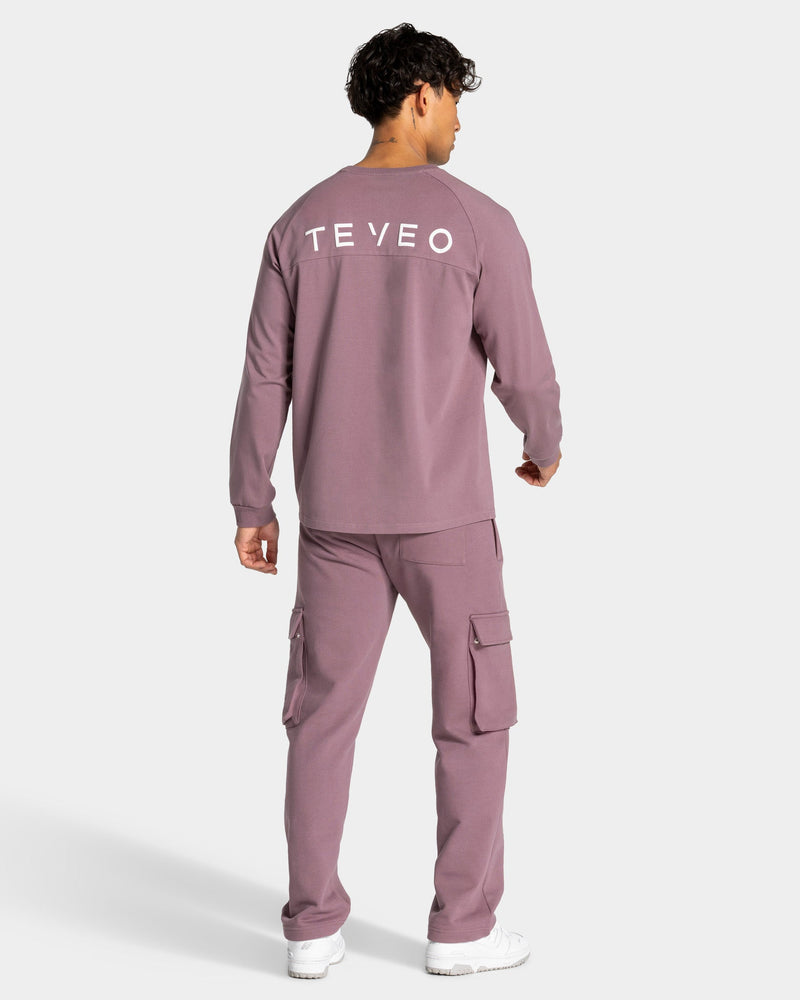 Lift Wide Leg Cargo Jogger "Mauve"