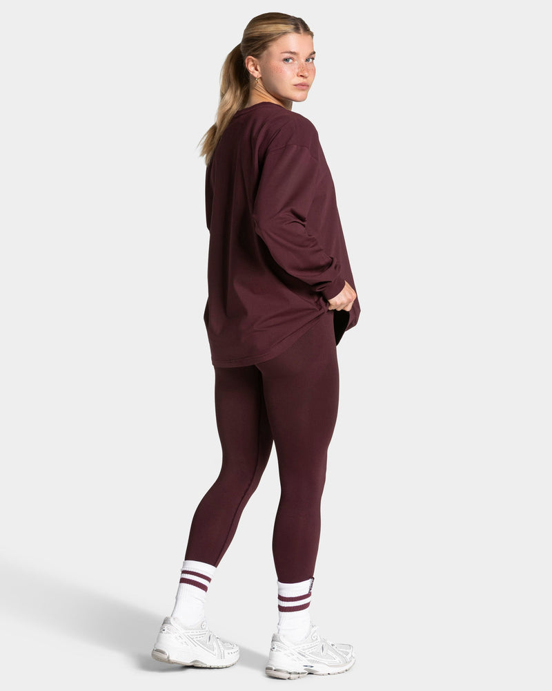 Lift Sculpt Scrunch Leggings "Merlot"