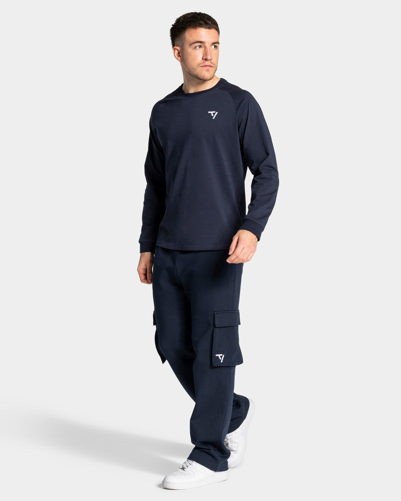 Lift Wide Leg Cargo Jogger "Midnight"