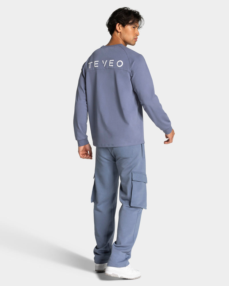 Lift Wide Leg Cargo Jogger "Stahlblau"
