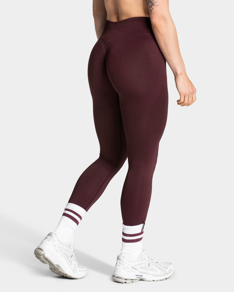 Lift Sculpt Scrunch Leggings "Merlot"
