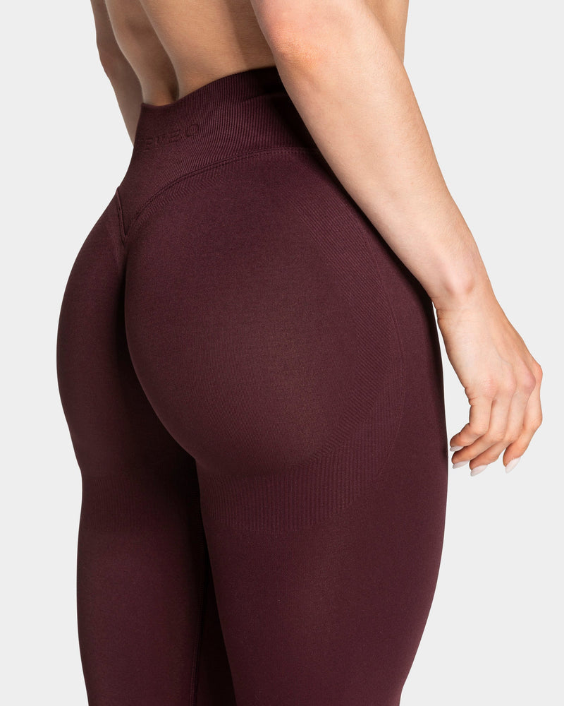 Lift Sculpt Scrunch Leggings "Merlot"