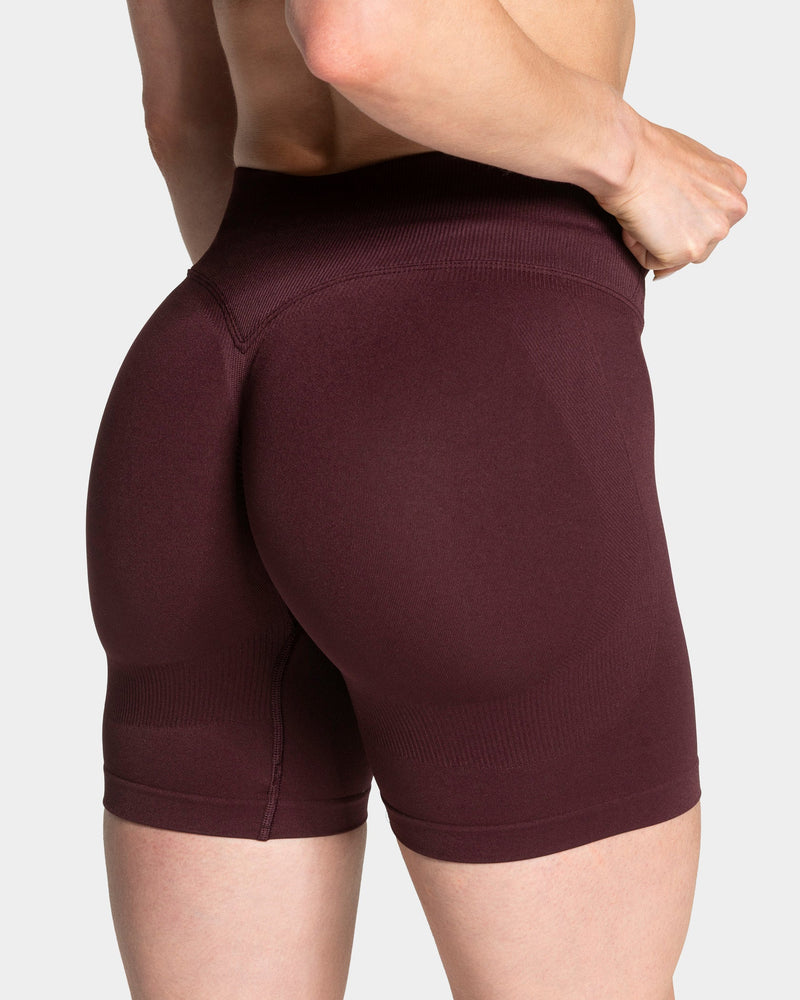 Lift Sculpt Scrunch Shorts "Merlot"