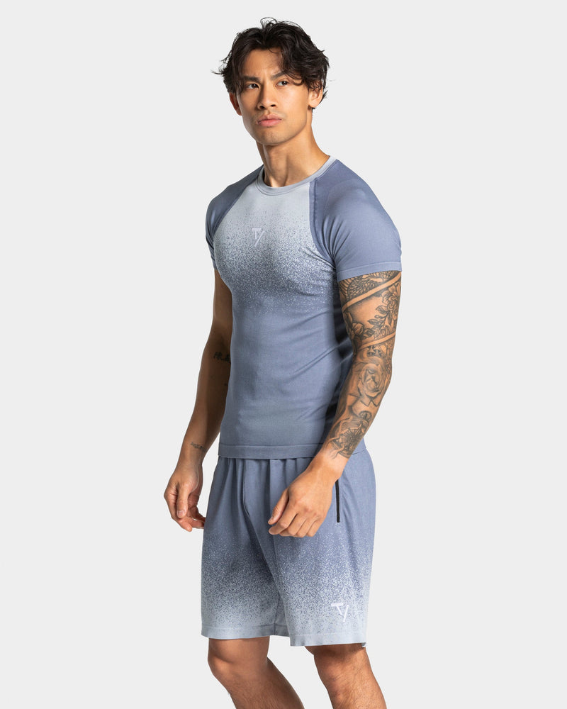 Lift Seamless T-Shirt "Stahlblau"