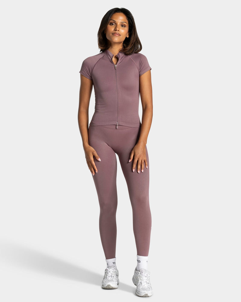 Lift Zip Shortsleeve "Mauve"