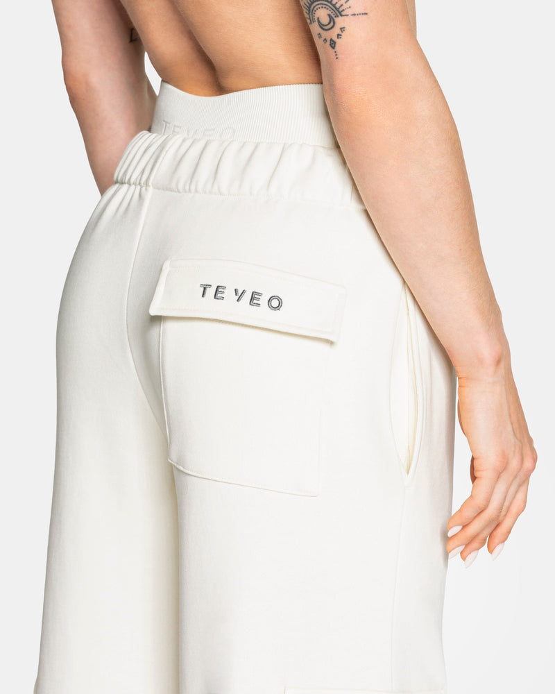 Lift Wide Leg Cargo Jogger "Cloud"