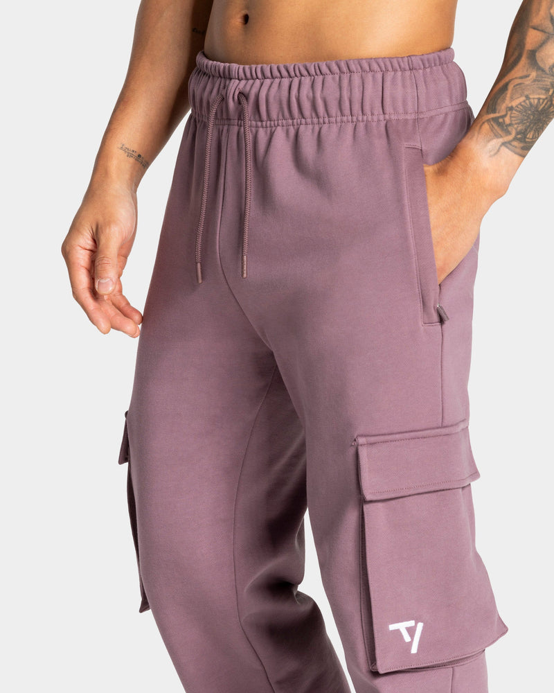 Lift Wide Leg Cargo Jogger "Mauve"