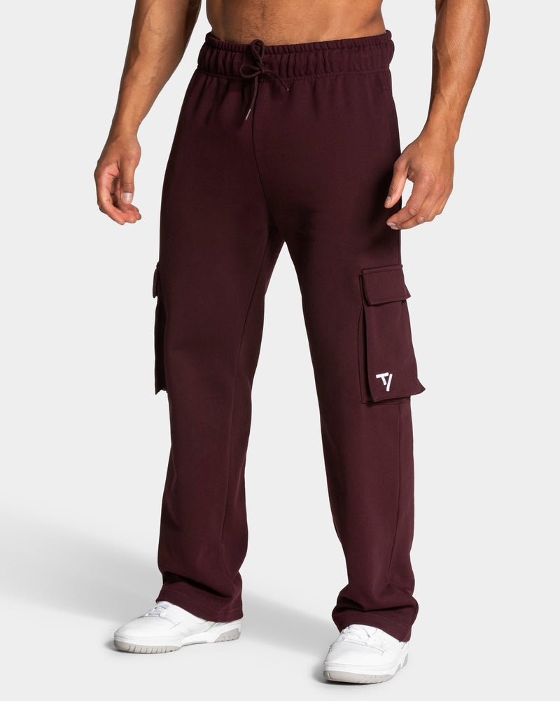 Lift Wide Leg Cargo Jogger "Merlot"