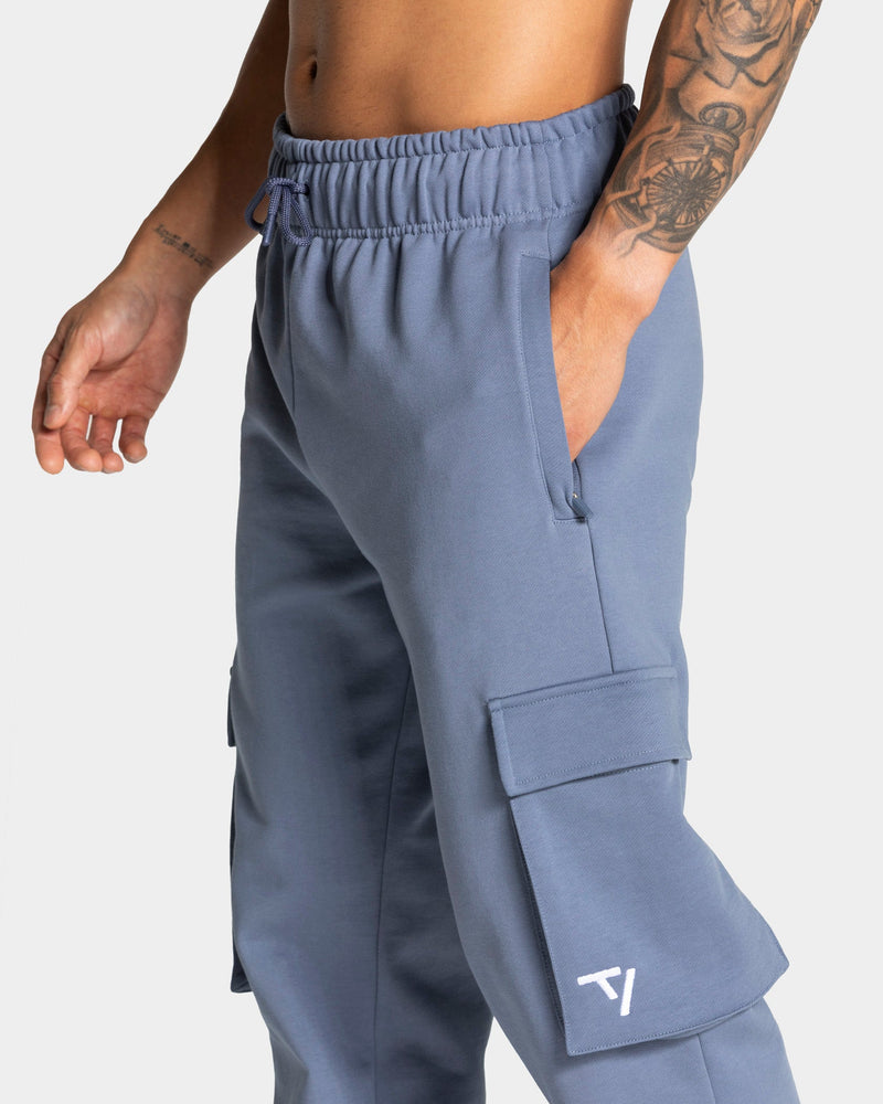 Lift Wide Leg Cargo Jogger "Stahlblau"