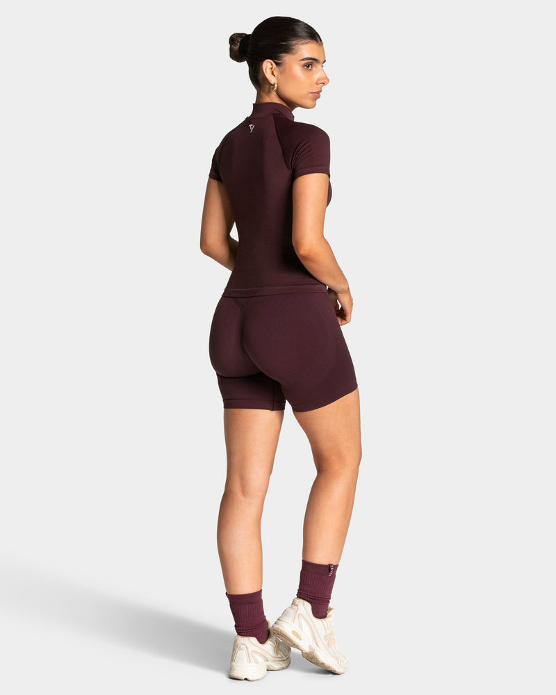 Lift Zip Shortsleeve "Merlot"