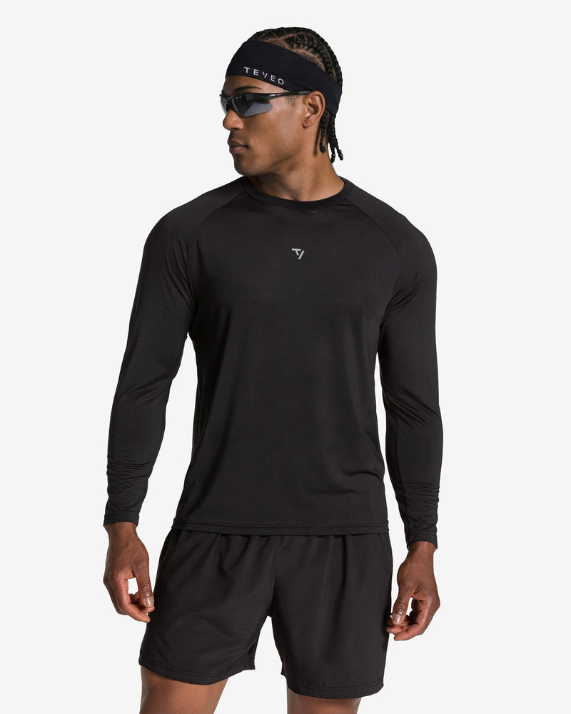 END Running Longsleeve "Schwarz"