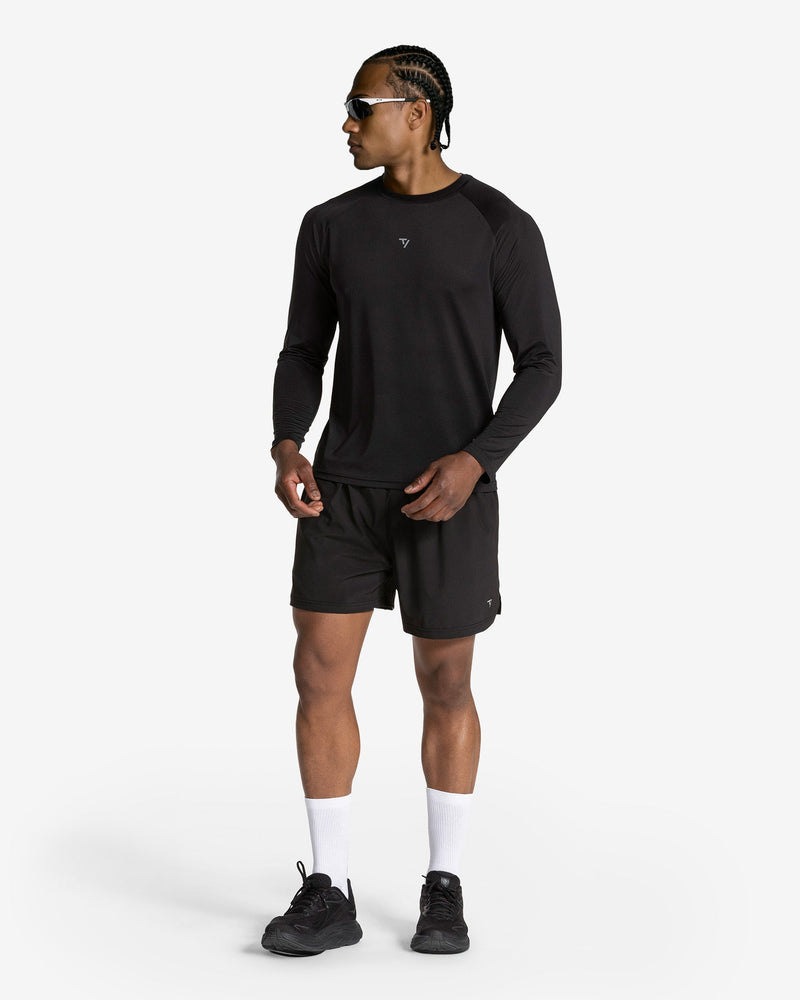 END Running Longsleeve "Schwarz"