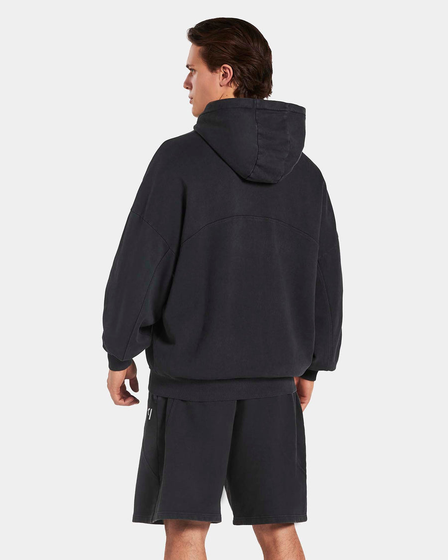 Legacy Lifting Oversized Zip Hoodie "Acid Schwarz"
