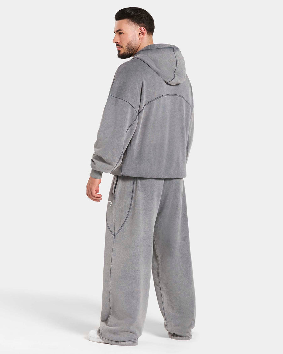 Legacy Lifting Oversized Zip Hoodie "Acid Grey"
