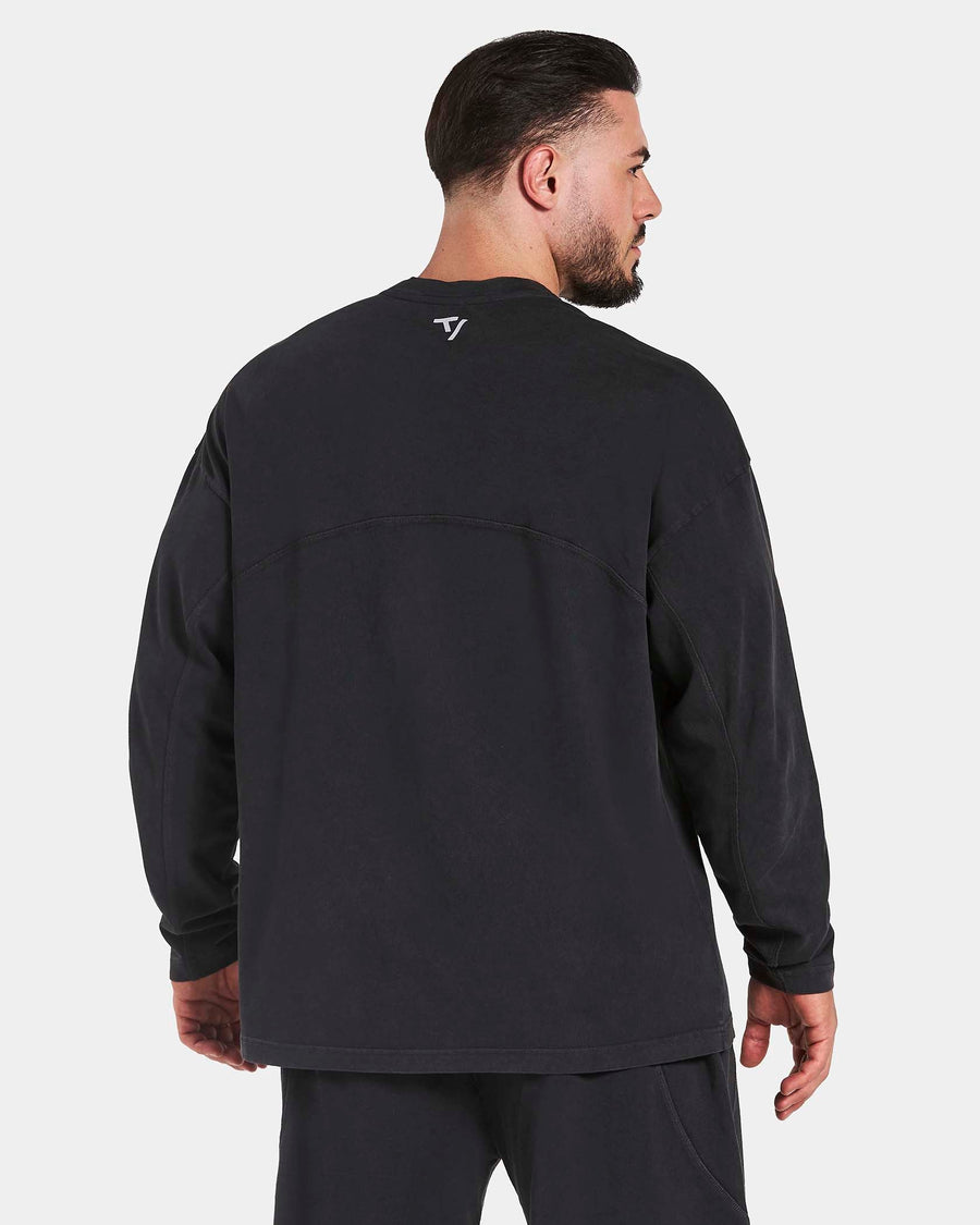 Legacy Lifting Oversized Longsleeve "Acid Schwarz"