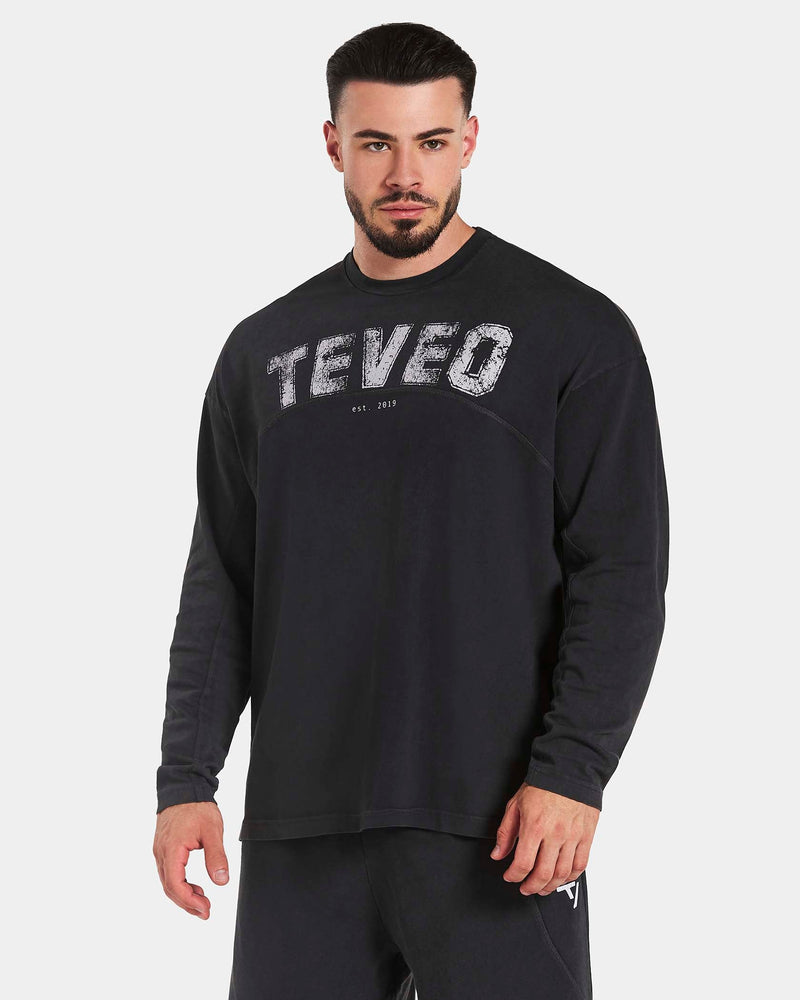 Legacy Lifting Oversized Longsleeve "Acid Schwarz"